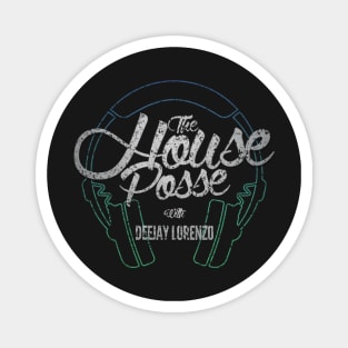 Dark Grunge Green Headphone (The House Posse) T-Shirt Magnet